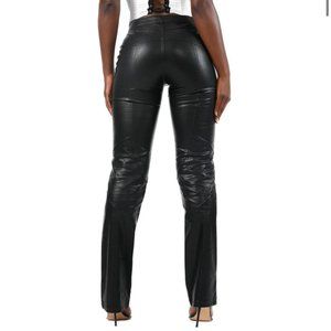 NWOT IAMGIA York Vegan Leather Pants
